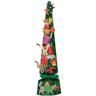 Cats Decorating Tree Pet Favor - Single Item/13 Inch