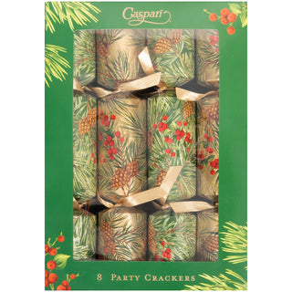 Evergreen And Berries Celebration Crackers - includes 8 Celebration Crackers