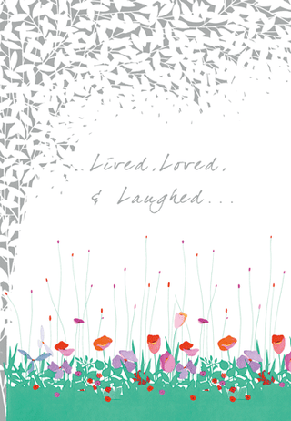 Lived Loved Laughed Foil Eday N Size-Sympathy/Foil