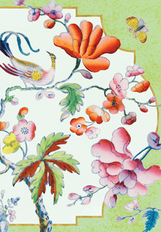 Summer Palace Birthday Greeting Card - 1 card with envelope