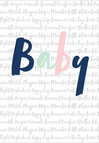Baby Words Eday N Size-Baby