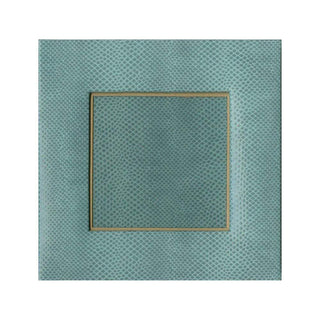 Mist Snakeskin Square Frame-Holds 4 In Photo