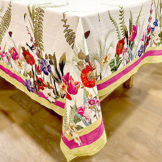 La Dolce Vita Tablecover-Sage/Laven Fabc Cotton Tblcvr-120X60