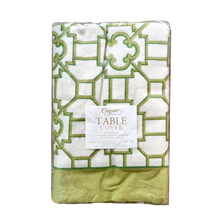 Garden Trellis Cloth Tablecover in Green - 1 Tablecover