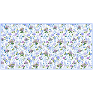 Hydrangeas and Porcelain Cotton Rectangle Tablecover