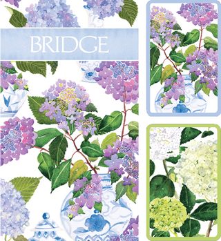 Hydrangeas And Porcelain Gift Set - 2 Score Pads