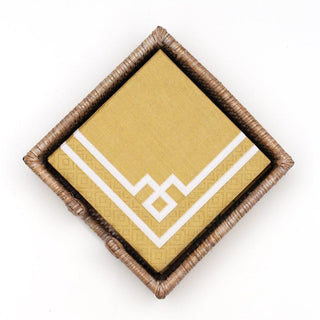 Cocktail White Rattan Holder Ttop Bleached Rattan Cocktail