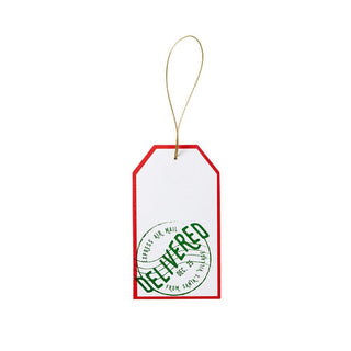 Delivered Dec. 25 Hanging Gift Tag W/Hdr 4 Pk-Gallery