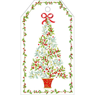 Twining Tree Hanging Gift Tag W/Hdr 4 Pk