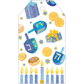 Dreidel; Dreidel; Dreidel Hang Tags - includes 4 Hang Tags