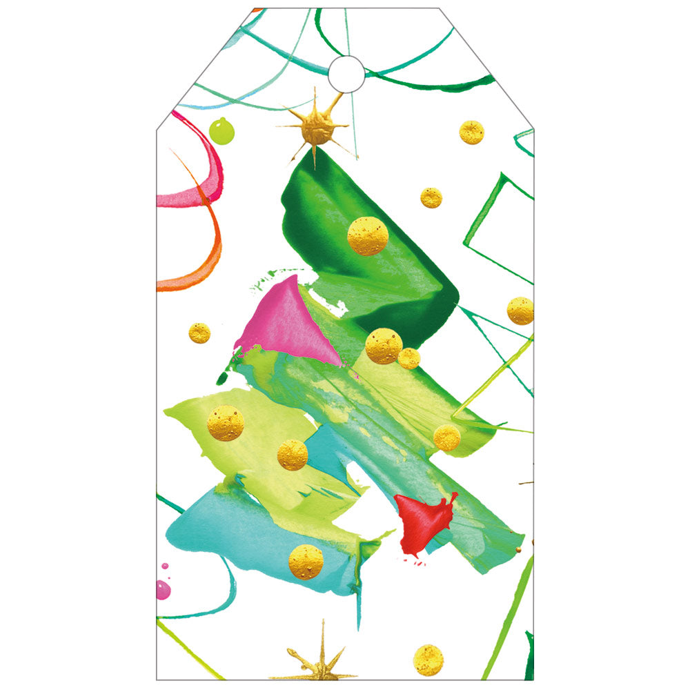Pop Christmas Gift Tags - 4 Per Package