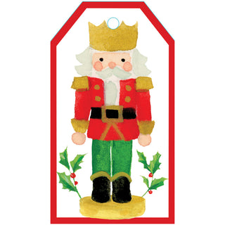 Painted Nutcracker Hang Tags - includes 4 Hang Tags