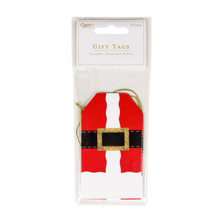 Santa Costume Foil Hanging Gift Tag W/Hdr 4 Pk-Gallery