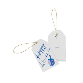 Happy Hanukkah Foil Hanging Gift Tag W/Hdr 4 Pk-Gallery