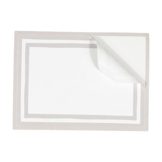 Stripe Border-Silver Name Labels 2 X 3-12 Per Package