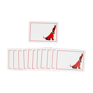Caroling Dog Name Labels 2 X 3-12 Per Package