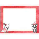Christmas Frenchies Adhesive Labels - 12 Per Package