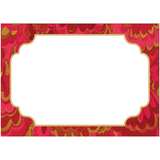 Marbled Ceramica Fuchsia Adhesive Labels - includes 12 Adhesive Labels