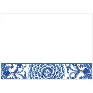 Indigo Garden Blue/White Self Adhesive Gift Labels - package of 12