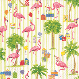 Party Flamingos Napkin Luncheon