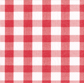 Gingham Red Napkin Luncheon