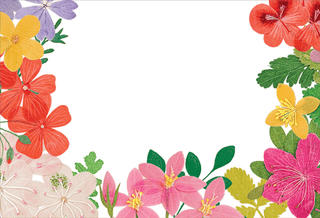 Halsted Floral Place Card 8 In