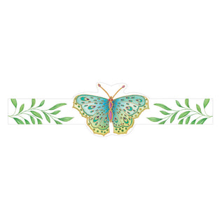 Butterfly Die Cut Paper Napkin Rings - 8 count
