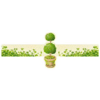 Topiary Die Cut Paper Napkin Rings - 8 count
