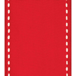 Grosgrain-Red Ribbon Price Code F - 9 Yds (Wired)