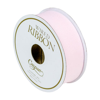 Grosgrain Powder Pink Narrow Ribbon Price Code H-8 Yards (1  W)