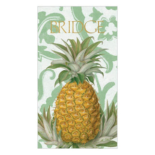 Royal Pineapple Bridge Score Pad