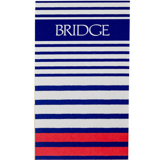 Breton Stripe Bridge Score Pad