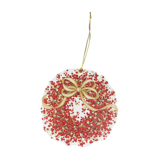 Pepperberry Foil Ornament Tag W/Header 4 Pk-Foil