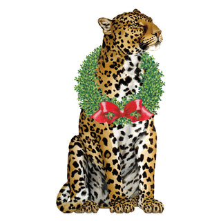 Wild Christmas Ornament Tag W/Header 4 Pk