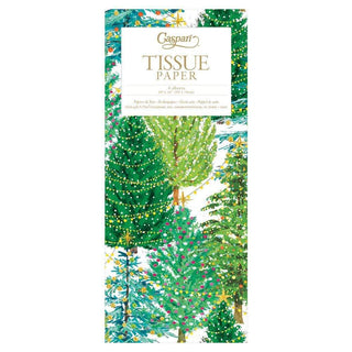 Christmas Trees With Lights Tissue Pkg 4 Sheets