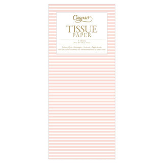 Mini Stripe Blush Tissue Pkg 4 Sheets