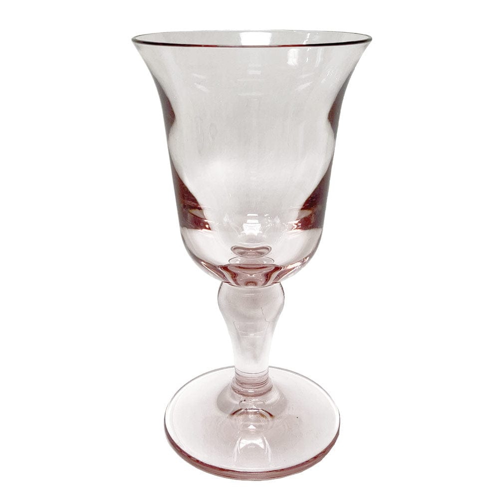 Acrylic Flared Light Rose Water Glass - 1 Water Glass