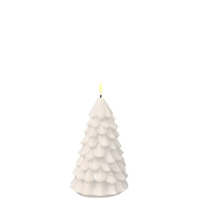 Medium Christmas Tree LED Candle in White - 1 Each