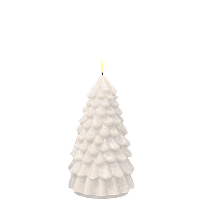 Large Christmas Tree LED Candle in White - 1 Each