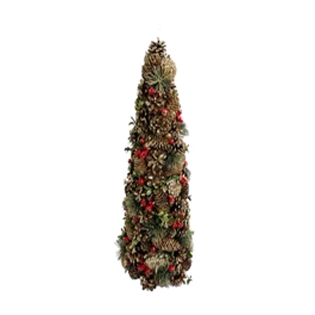 Mixed Cones Tree with Red Berries - Medium