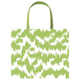 Caspari Modern Moiré Large Gift Bag in Green - 1 Each 100030B3