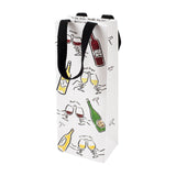 Caspari Clinking Glasses Wine & Bottle Gift Bag - 1 Each 10033B4