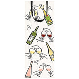 Caspari Clinking Glasses Wine & Bottle Gift Bag - 1 Each 10033B4