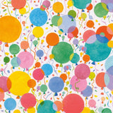Caspari Balloons and Confetti Gift Wrapping Paper - 30" x 8' Roll 10034RC