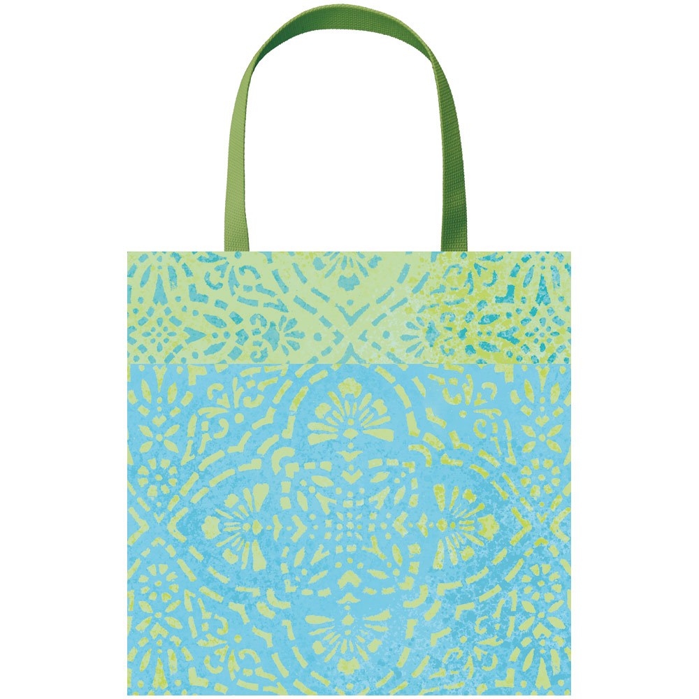 Annika Turquoise Small Square Gift Bags - 1 Each