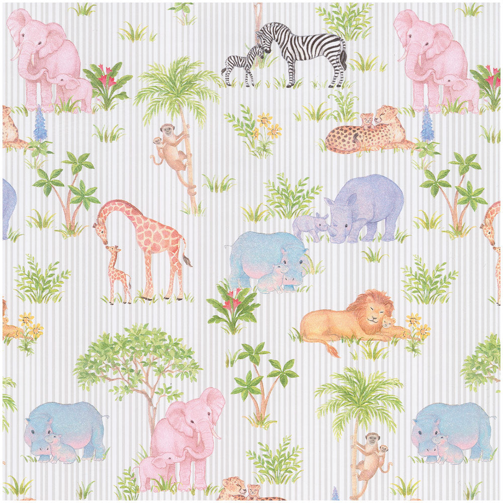 Safari Baby Gift Wrapping Paper - 76 cm x 2.43 m Roll
