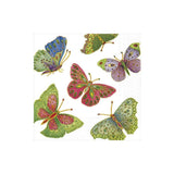 Caspari Jeweled Butterflies Paper Cocktail Napkins in Pearl - 20 Per Package 10690C