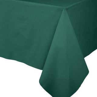 Caspari Paper Linen Solid Table Cover in Hunter Green - 1 Each 109TCL