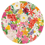 Caspari Halsted Floral Round Paper Placemats - 12 Per Package 1102PPRND