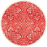 Annika Round Paper Placemats in Red - 12 Per Package 1108PPRND